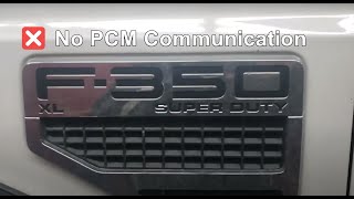 2010 Ford F350 No Crank, No PCM Communication
