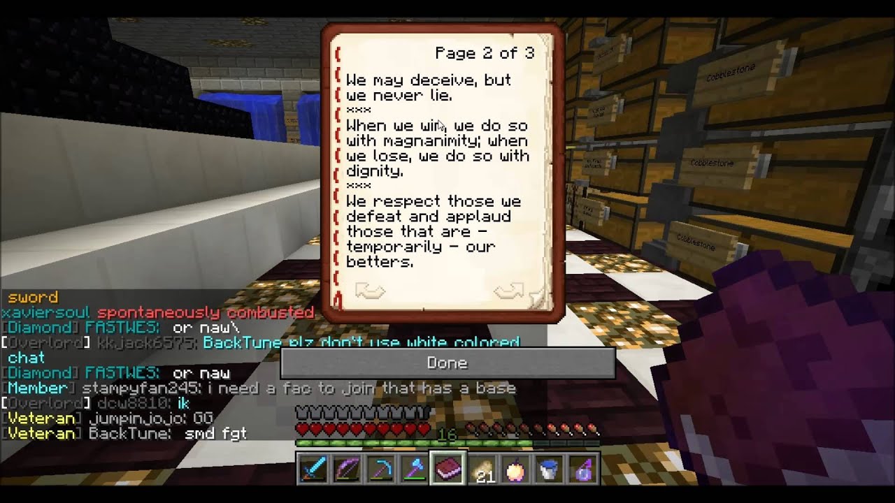 MineCraft Factions: Building a Strong Faction - YouTube