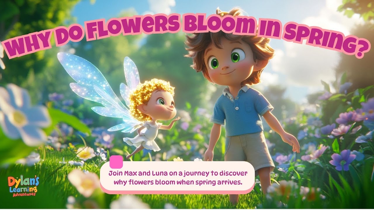 Why Do Flowers Bloom In Spring? _ #kidslearning - YouTube
