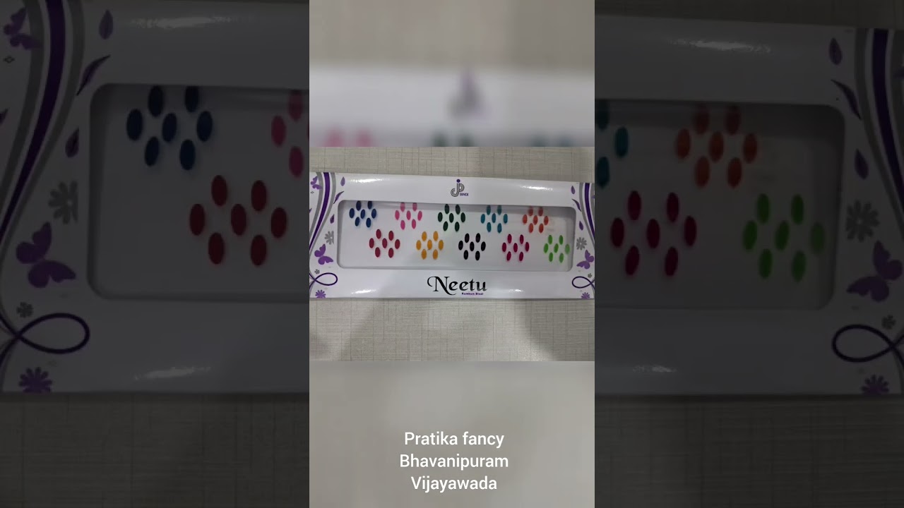 pratika fancy bindi models