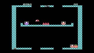 Bubble Bobble Game Over Screen (NES) 1988