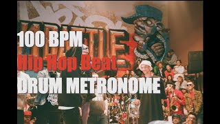 Hip Hop Beat Drum Metronome Loop - 100 BPM