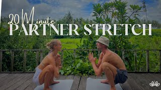 20-Min Partner Yoga at Home | Full Body Stretch for Beginners screenshot 4