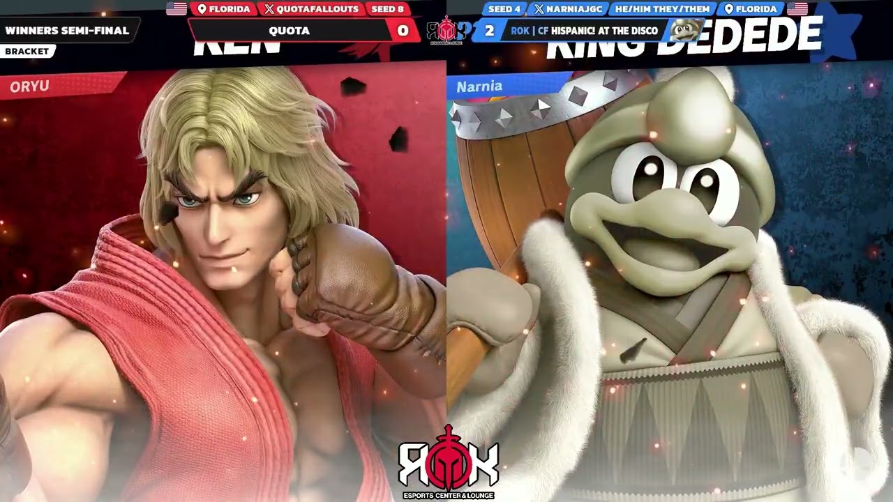 Quota (Ken) vs. Narnia (King Dedede) | Winners Semi-Final | ROK Esports Center #118