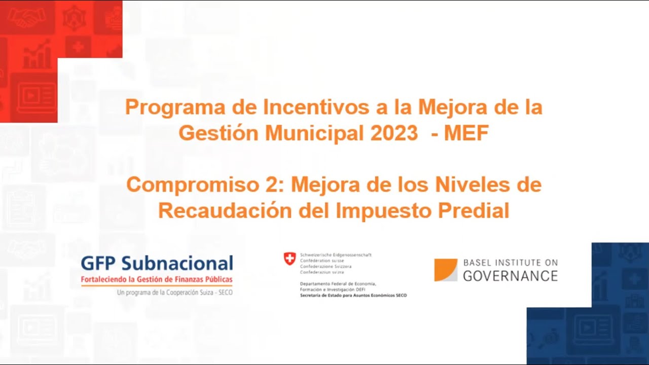 Compromiso 2: Mejora de los niveles de recaudación del Impuesto Predial ...