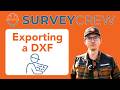 How To: Exporting a DXF | Bench Mark &amp; Survey Crew