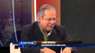 Assistir – É Notícia recebe José Dirceu, ex-ministro da Casa Civil do governo Lula (3) Assistir – É Notícia recebe José Dirceu, ex-ministro da Casa Civil do governo Lula (3)
