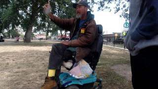 homeless guy interview