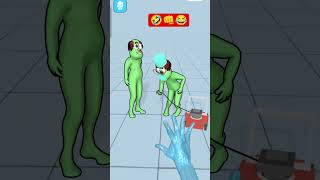Title: Green Monster  Ice Freeze Battle 🥶😂 | Funny Gameplay Shorts#mobilegame #urgency #emotion