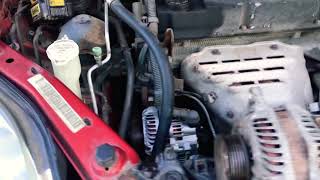 Changing an alternator on a 2007 Mitsubishi Eclipse