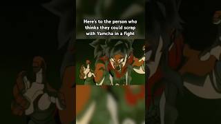 Yamcha would one tap you no difficulty and steal your girl 🥱 #yamcha #wolf #fang #fist #dragonball