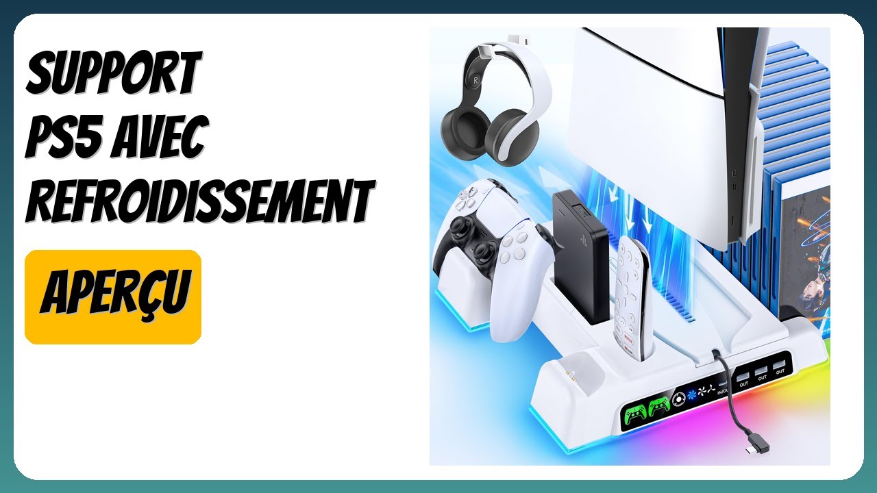 AVIS (2026): Support PS5 avec Refroidissement. DÉTAILS ESSENTIELS