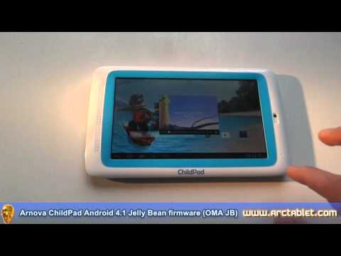 Arnova ChildPad Android 4.1 JB rooted custom firmware with PIP video player
