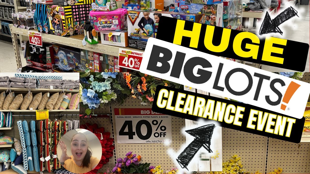 Huge Clearance At Big Lots An Extra 25 Off Markdowns, & 40 Off Spring Summer & Farmhouse
