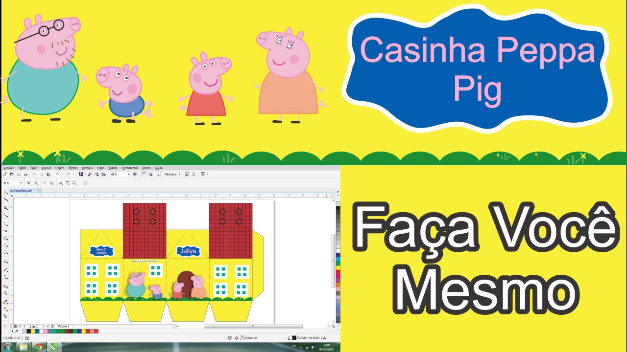 Lembrancinha de Aniversário da Peppa Pig - Faça Você Mesmo ...