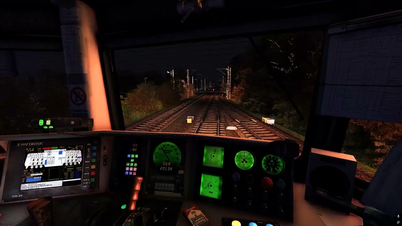 IR1589 Buc N-Fetesti cu o locomotiva lenesa / Train Sim Classic