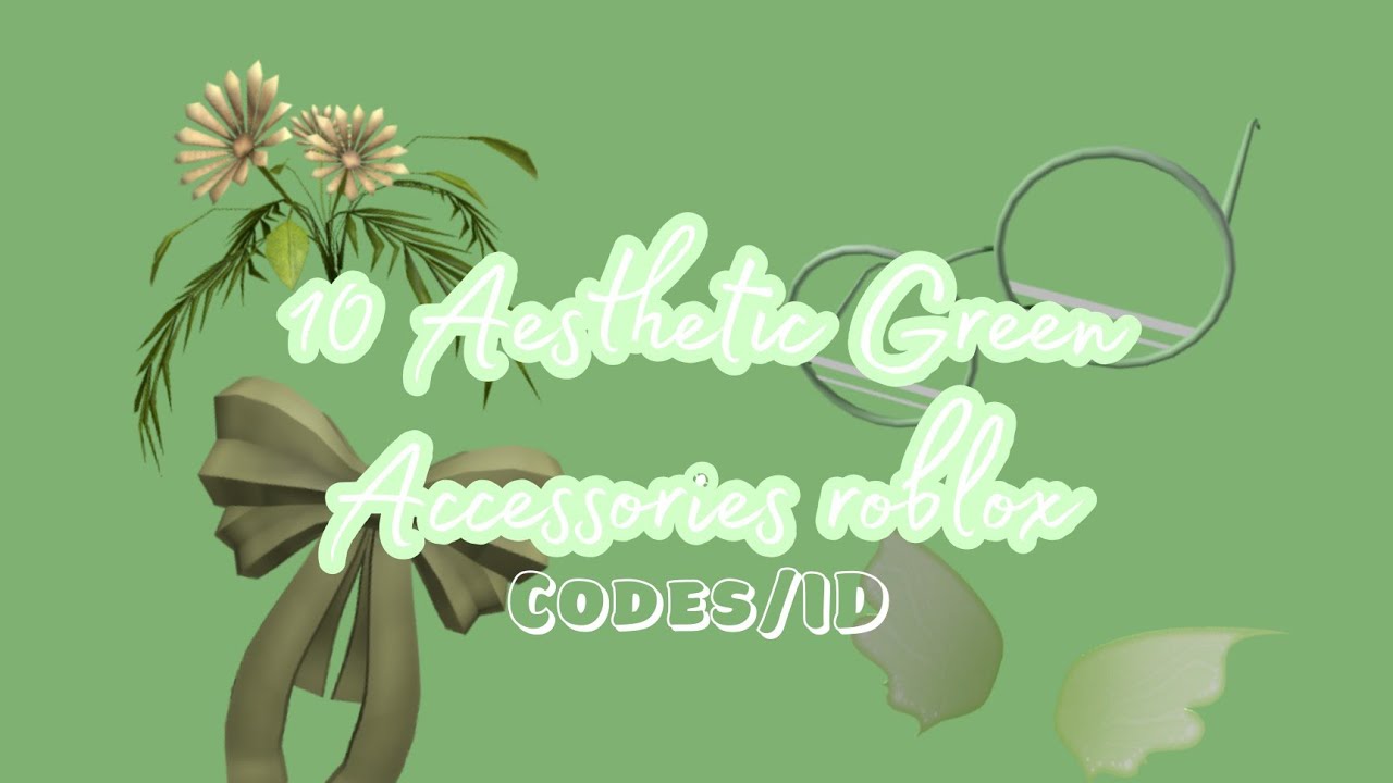 ROBLOX ACCESSORY CODES ID ~ SOFT GIRL AESTHETIC 