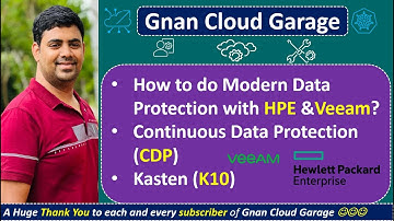 Modern Data Protection: HPE & Veeam, Continuous Data Protection (CDP), Kasten (K10) Integration