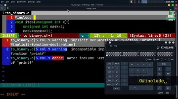 Convert Integer to Binary in C