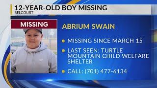 12-year-old boy missing from Turtle Mountain Child Welfare Shelter since March
