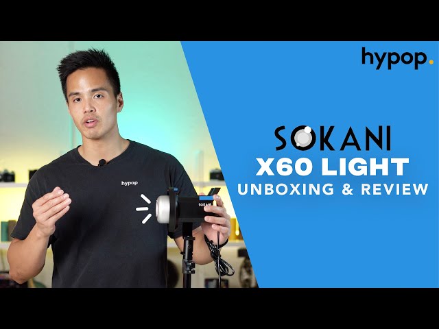 Sokani X60 V.1 Portable COB LED Studio Light | Unboxing & Review