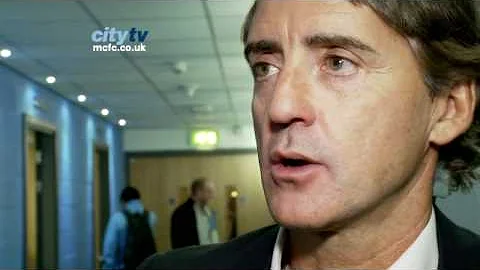 Manchester City 4-1 Aston Villa: Roberto Mancini's post-match interview