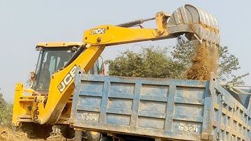 Amazing!!! JCB Loading Video-JCB 3dx Backhoe Loading Mud in Dump Truck - Full Loading -JCB Eco Video