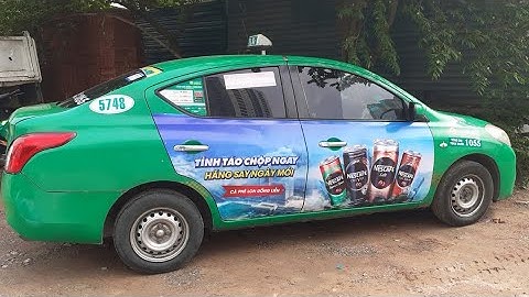 Nescafe dán quảng cáo full 4 cánh taxi Mai Linh tại Hà Nội  | Quảng Cáo Ngoài Trời Unique
