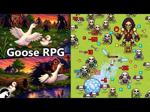 Goose RPG Honk to Survive gameplay