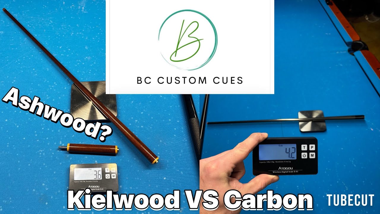 BC Custom Cues Kielwood shaft - YouTube