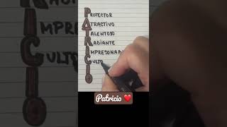 Significado del nombre PATRICIO #significado #nombre #patricio
