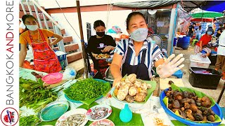 Thai Extreme Food Market in BANGKOK Thailand