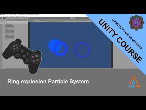 35 Ring explosion Particle System in Unity