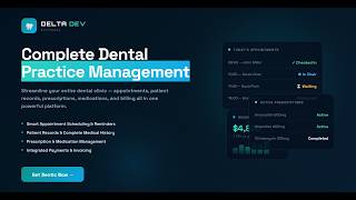 Dentic — Full Demo | AI-Powered Dental Clinic Management SaaS Platform screenshot 1