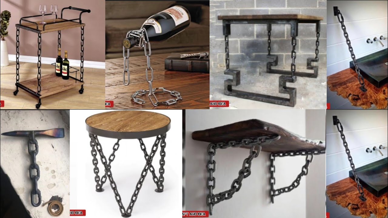 "Creative Scrap Metal Chain Furniture Ideas: Unique DIY Projects" - YouTube