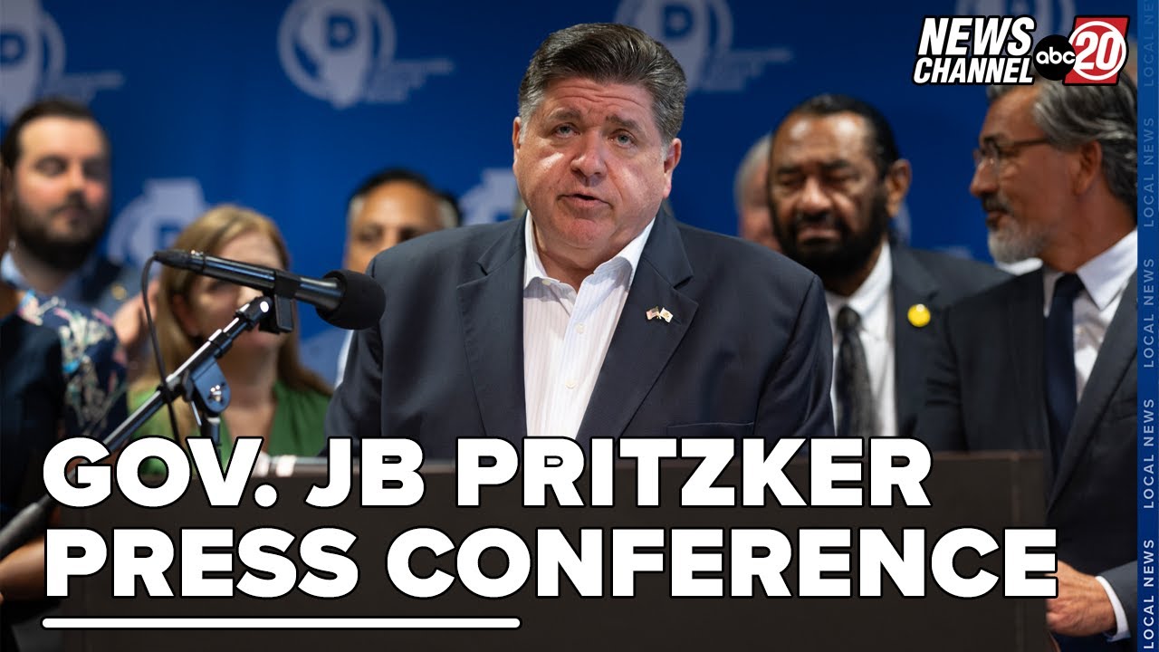 Texas Democrats, Illinois Gov. JB Pritzker speak as the redistricting ...