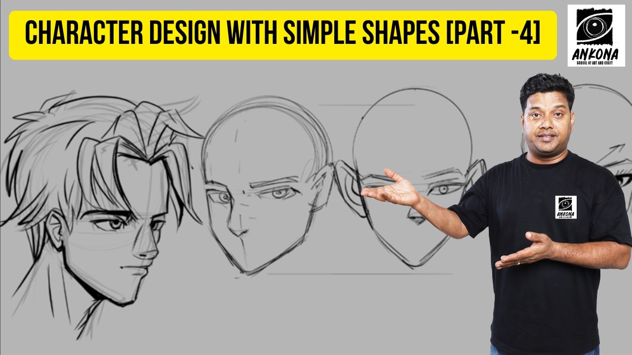 Basic Character Design Simple Character Design Using Simple Shapes (Pro Tips) | Part 4 - YouTube