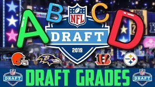 2019 NFL Draft Winners & Losers AFC NORTH Ravens Steelers Browns Bengals Grades