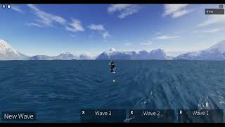 [Roblox] Infinite Gerstner Waves, Skinned Mesh Ocean!