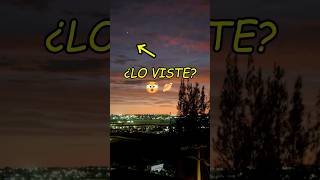Capturé esto en el cielo de Tijuana y no son estrellas 🫨🪐 #shorts #astronomia #atardecer