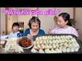 Hai mẹ con cùng nhau ăn mâm há cảo Nhật - Thông báo tin vui #1517