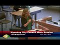 Wyoming City Council WORK SESSION April 10, 2023