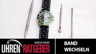 Uhrenarmband wechseln ohne Werkzeug / Uhrenband austauschen