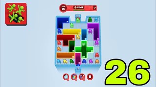 DROP AWAY COLOR PUZZLE : GAMEPLAY LEVEL 26