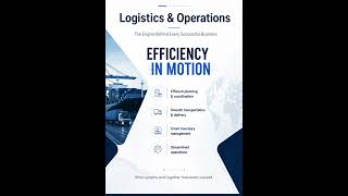 Efficiency in Motion: The Logistics &amp; Operations Blueprint 📈