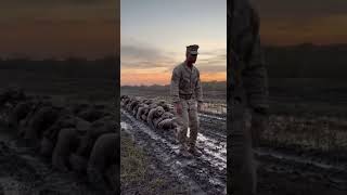 USMC Mud Training Desert Camouflage Drill