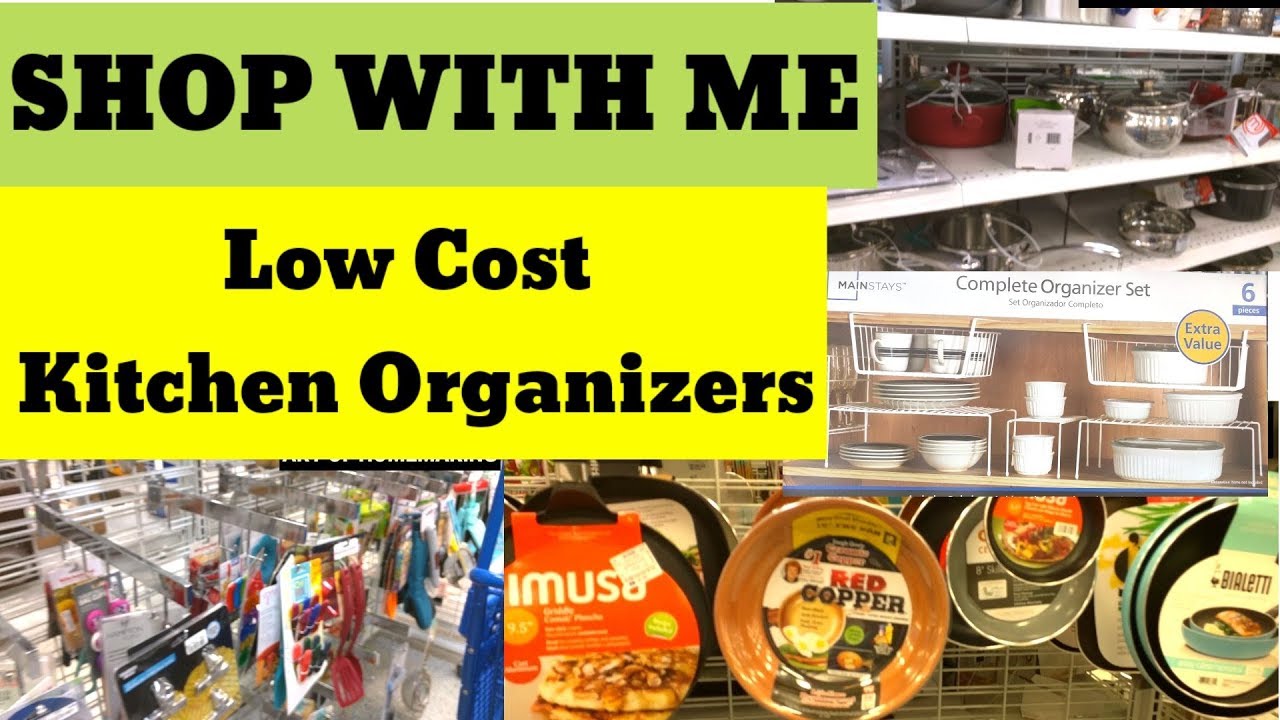 Shopping Kitchen Organizers | Shop with me | Cheap Kitchen Organization