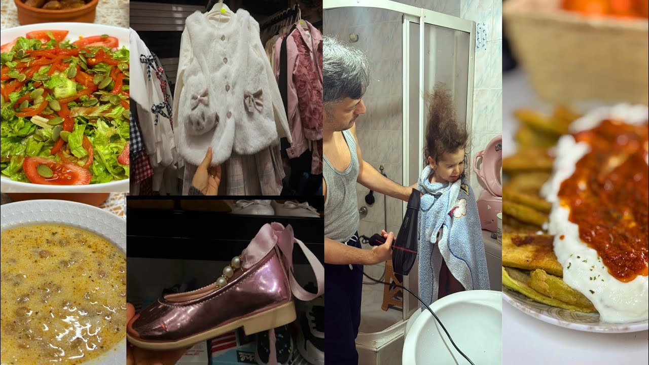 اشتريت ملابس العيد لإبنتي،إفطار تركي صحي لذيذ تحلية ليكورني🎉فلوق متنوع كله إيجابية.