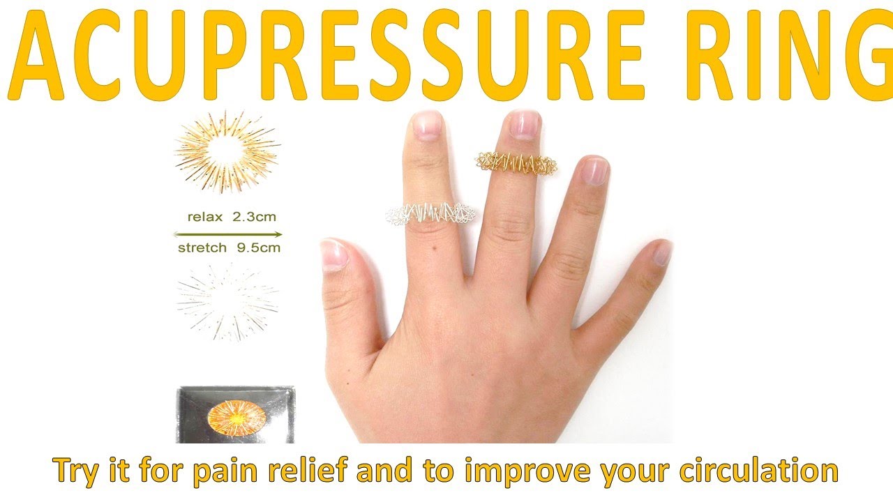 How to Relieve Sore Fingers Acupressure Finger Ring Treatment YouTube