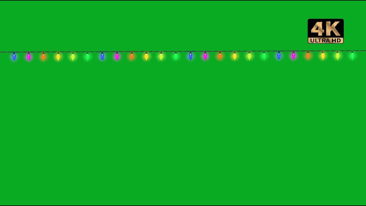 Colorful Lights Green Screen Effect - YouTube
